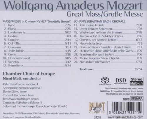 Mozart: Grosse Messe C-Moll