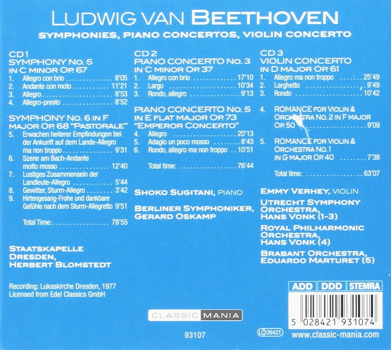 Beethoven Collection: Symphonies, P
