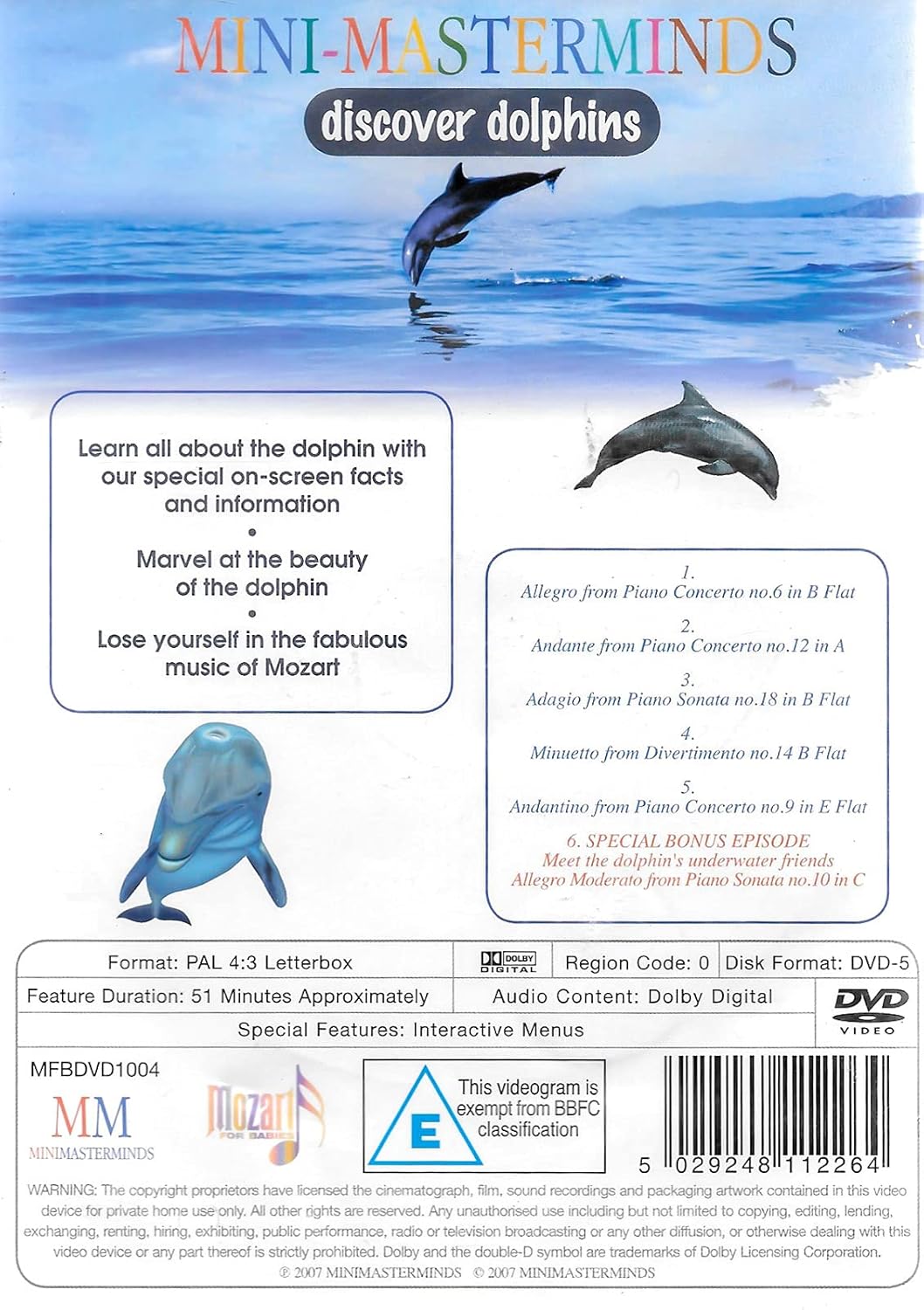 Mozart 4 Babies - Mini Masterminds - Discover Dolphins