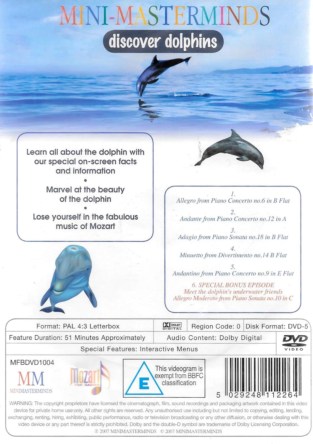 Mozart 4 Babies - Mini Masterminds - Discover Dolphins