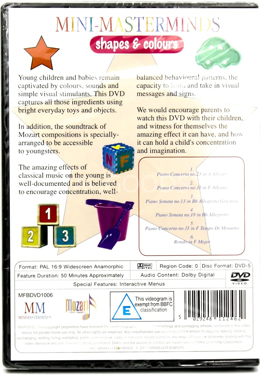 Mini Masterminds Shapes & Colours by Mozart for Babies