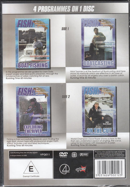 Fishing Volume 2 - Four Programmes on One DVD: Boat Fishing, Boatcasting, Exploring The River, On The Cut: Canal Fishing