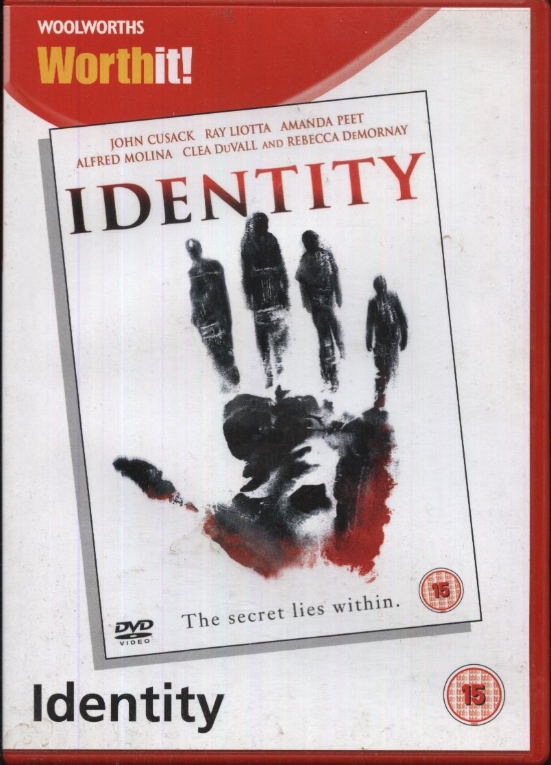 Identity DVD - John Cusack/Ray Liotta