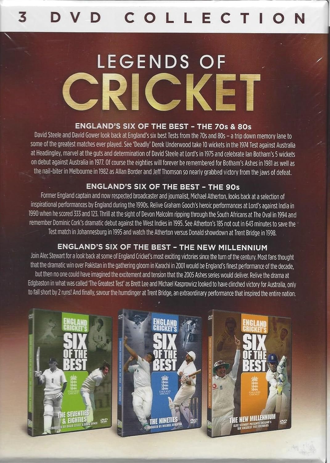 Legends of Cricket 3 DVD Collection