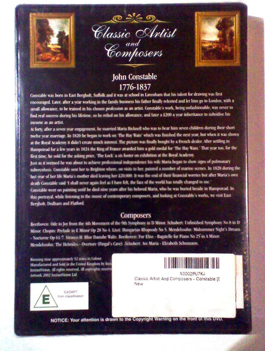 Classic Artist And Composers: Constable
