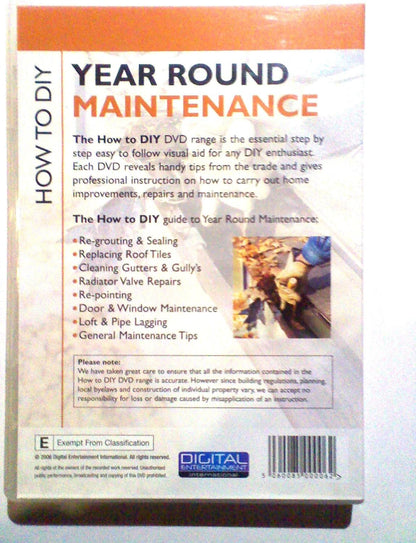 How To Diy: Year Round Maintenence