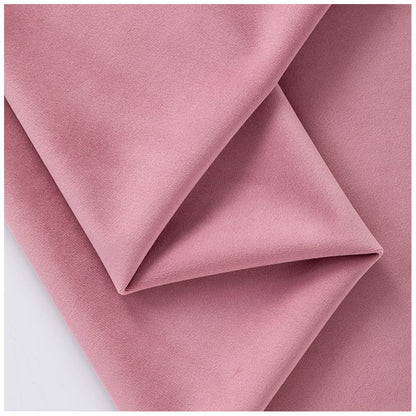 Non-Stretch Velvet Fabric by The Meter 150x100cm 59''x39'' Polyester Upholstery Velour Material for Sewing Crafts, Cushions, Costume, Home Decor, Headboard(Color:Dark Pink