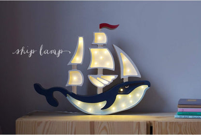 Lamp - Schip - Marineblauw