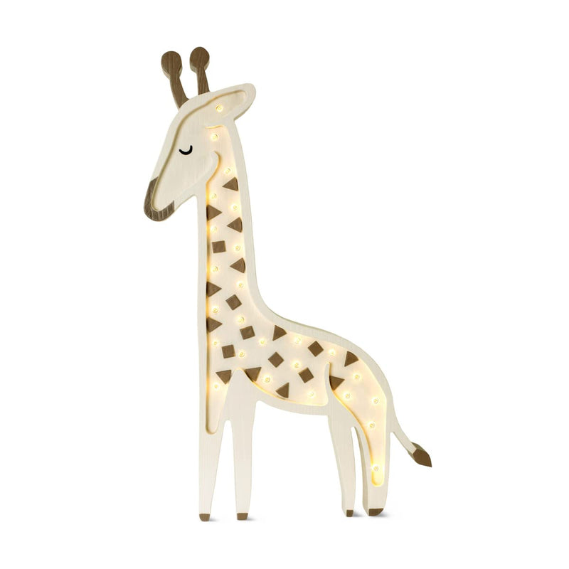 Little Lights Night Light Lamp | Home Bedroom Decoration | Table Lamp Giraffe African Yellow (Savannah Beige