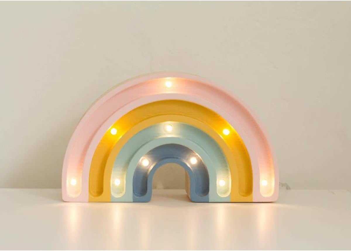 Little Lights Mini rainbow lamp night light with dimmer timer for children to fall asleep retro