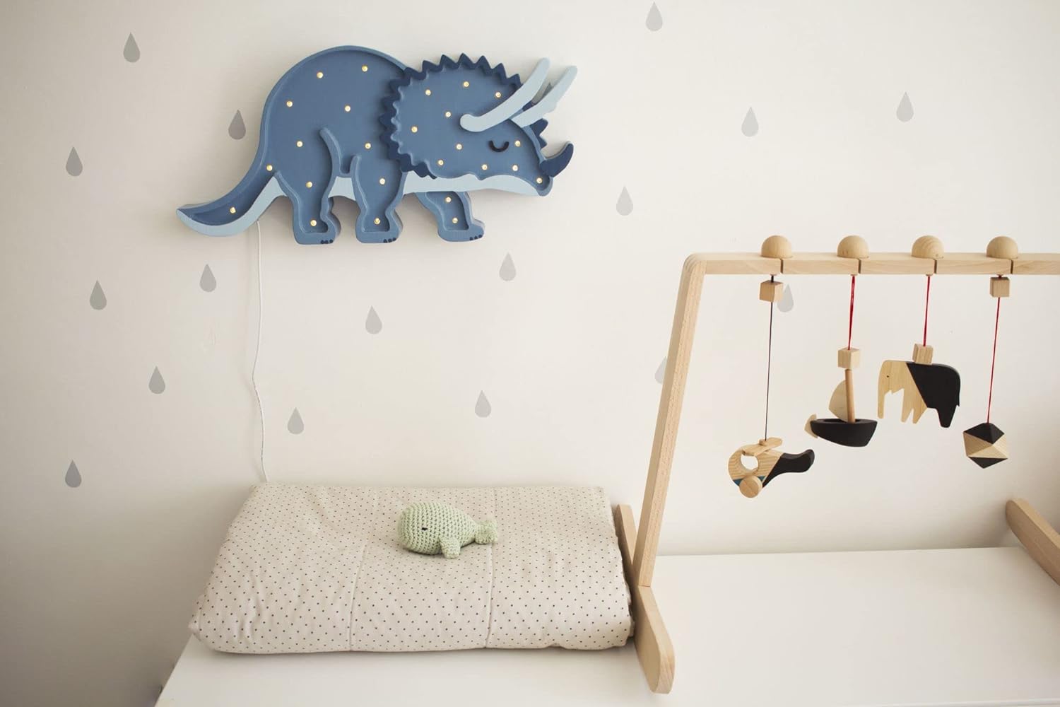 Little Lights Dino Triceratops Lamp