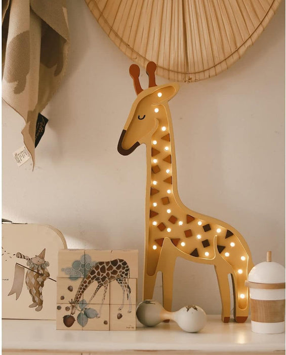 Little Lights Nachtlampje lamp | Home Slaapkamer Decoratie | Tafellamp Giraffe Afrikaans Geel (Afrikaans geel