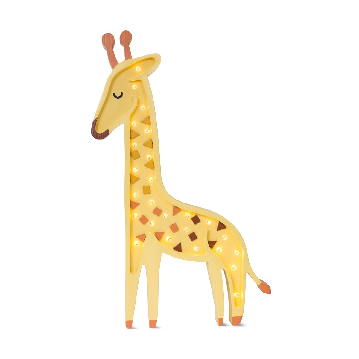 Little Lights Nachtlampje lamp | Home Slaapkamer Decoratie | Tafellamp Giraffe Afrikaans Geel (Afrikaans geel