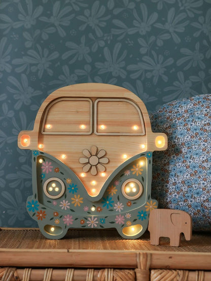 Lamp - Autobusje - Flower Power