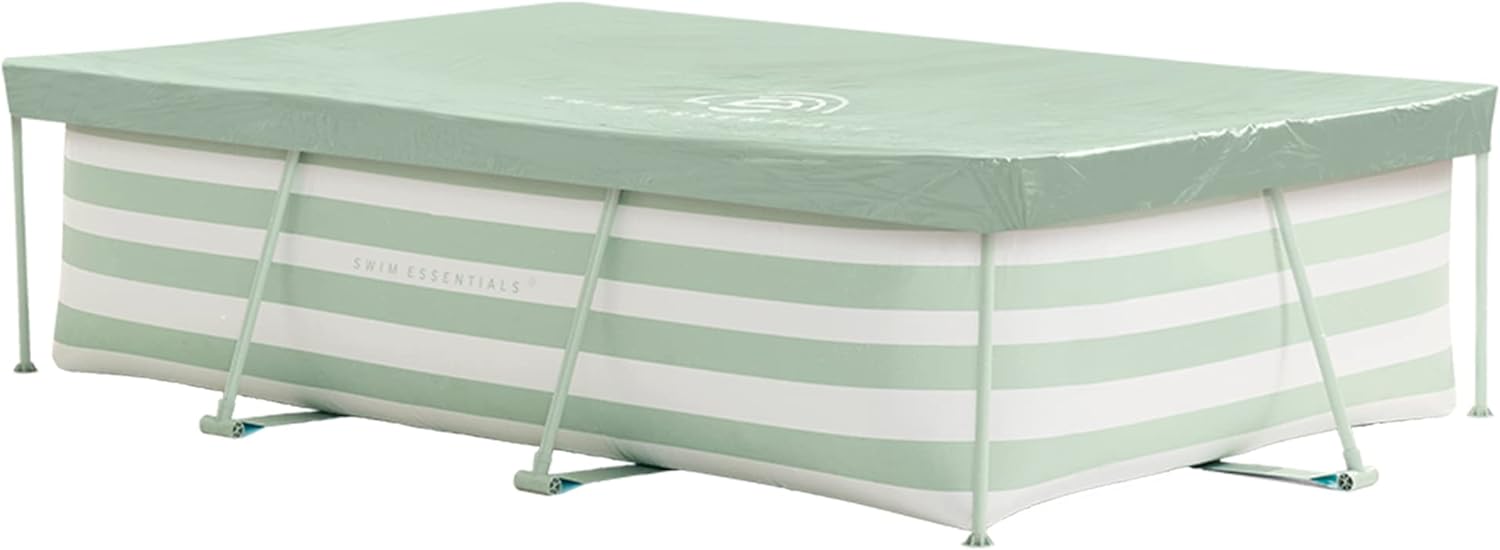 Swim Essentials - Swim Essentials Luxe Groen Gestreept Zwembad 300cm