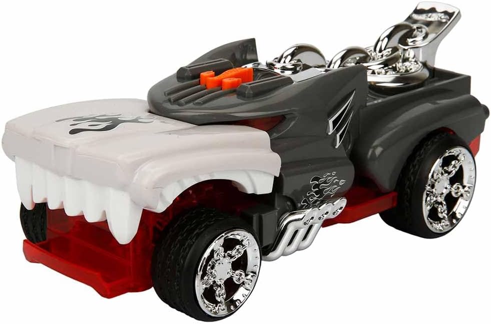 Mondo Motors - Hot Wheels Monster Action Monster Action HOTWEILER - friction car for children - lights and sounds - 51221