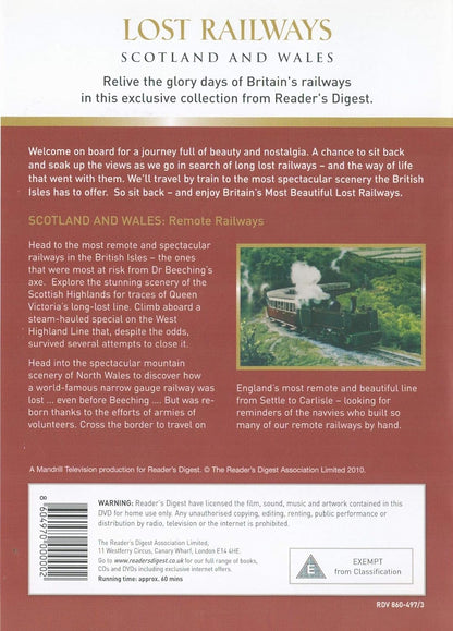 Britian's Lost Railways- Scotland And Wa DVD