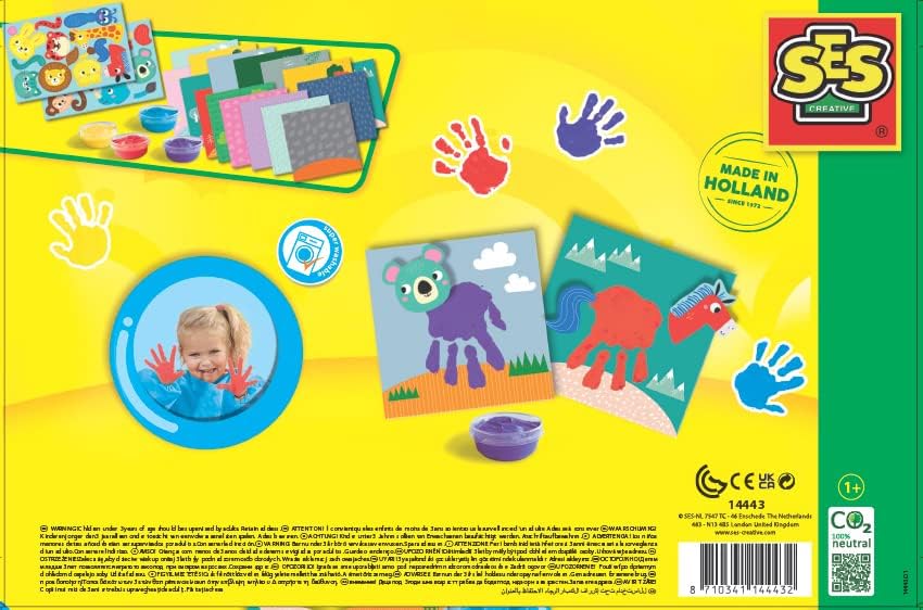 SES Creative My first - Fingerpaint handprint animals