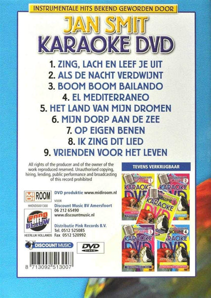 Jan Smit - Karaoke Dvd