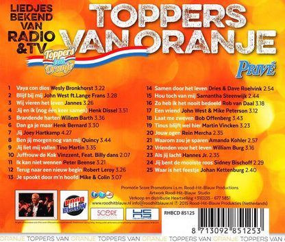 Toppers Van Oranje