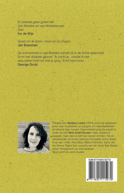 Wietske Loebis Tekst zoekt muziek (boek + USB