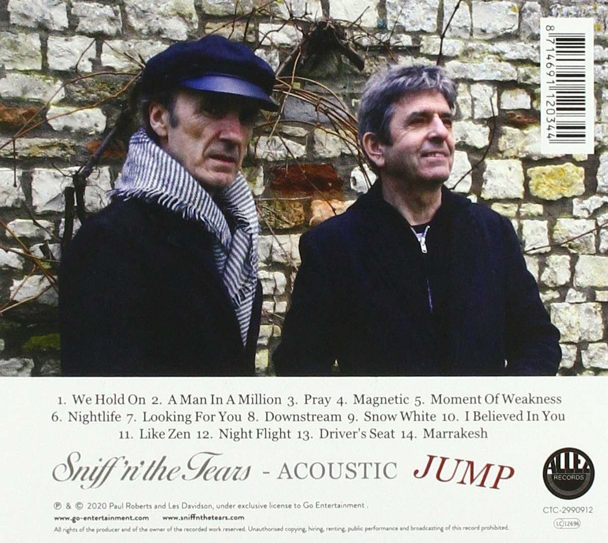 Sniff 'N' The Tears - Jump (Acoustic
