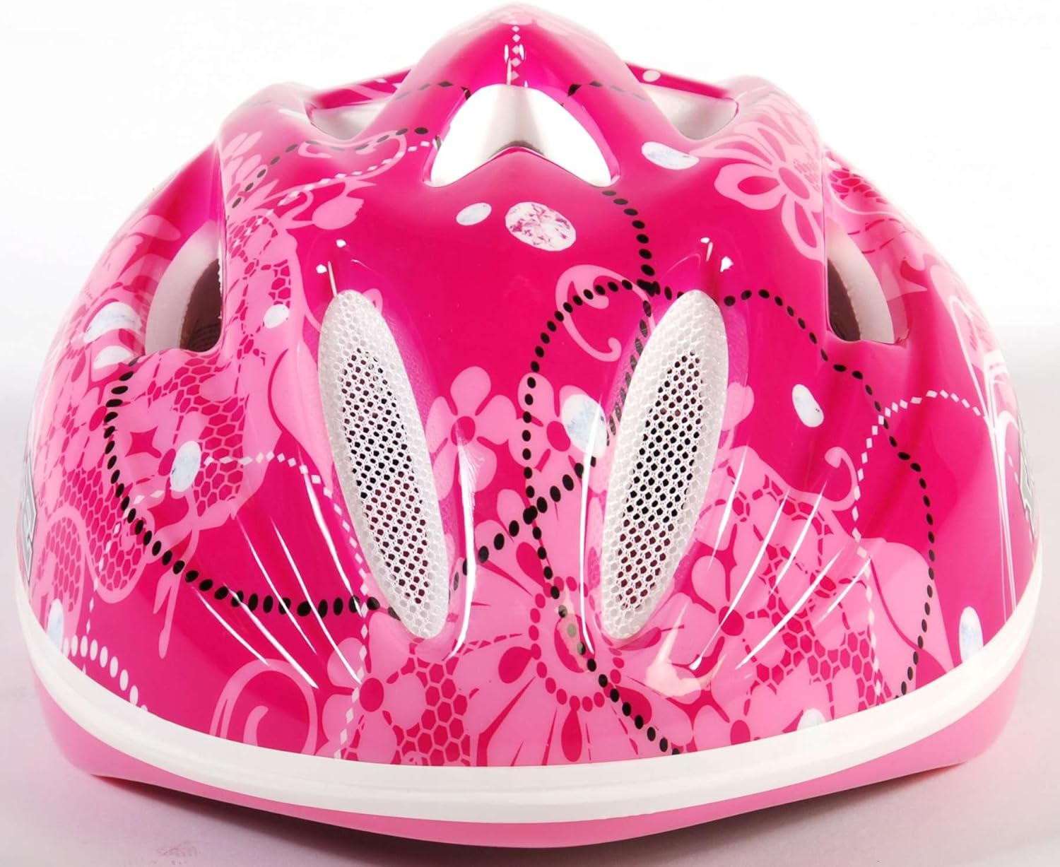 Volare Volare00571 Flowers Kids Deluxe Bicycle Skate Helmet
