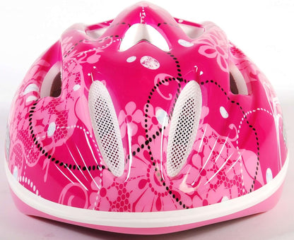Volare Volare00571 Flowers Kids Deluxe Bicycle Skate Helmet