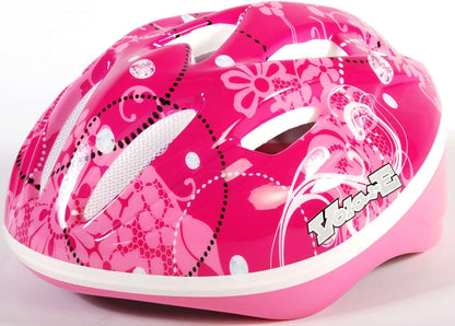 Volare Volare00571 Flowers Kids Deluxe Bicycle Skate Helmet