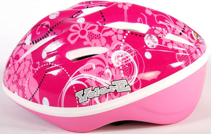 Volare Volare00571 Flowers Kids Deluxe Bicycle Skate Helmet