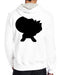 Celeste Luke Mens Hoodies Back Print Individuelles Hoodies Jagd Hipster Kapuzen-Sweatshirt, Weiß, M