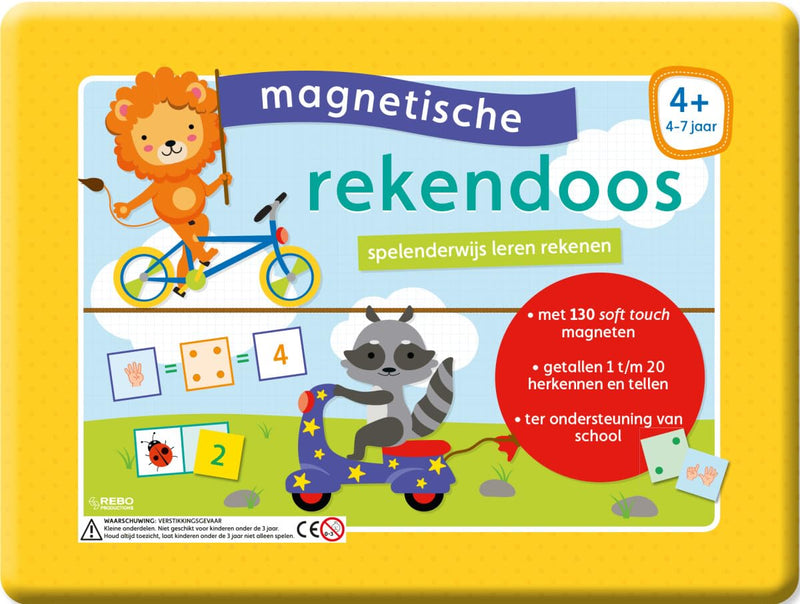 Rebo Magnetic Calculator Box/Can. 4+