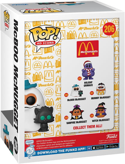 Funko POP! Ad Icons: McDonalds - Nugget - NB - Ghost - McDonald's - Collectable Vinyl Figure - Gift Idea - Official Merchandise - Toys for Kids & Adults - Ad Icons Fans - Model Figure for Collectors