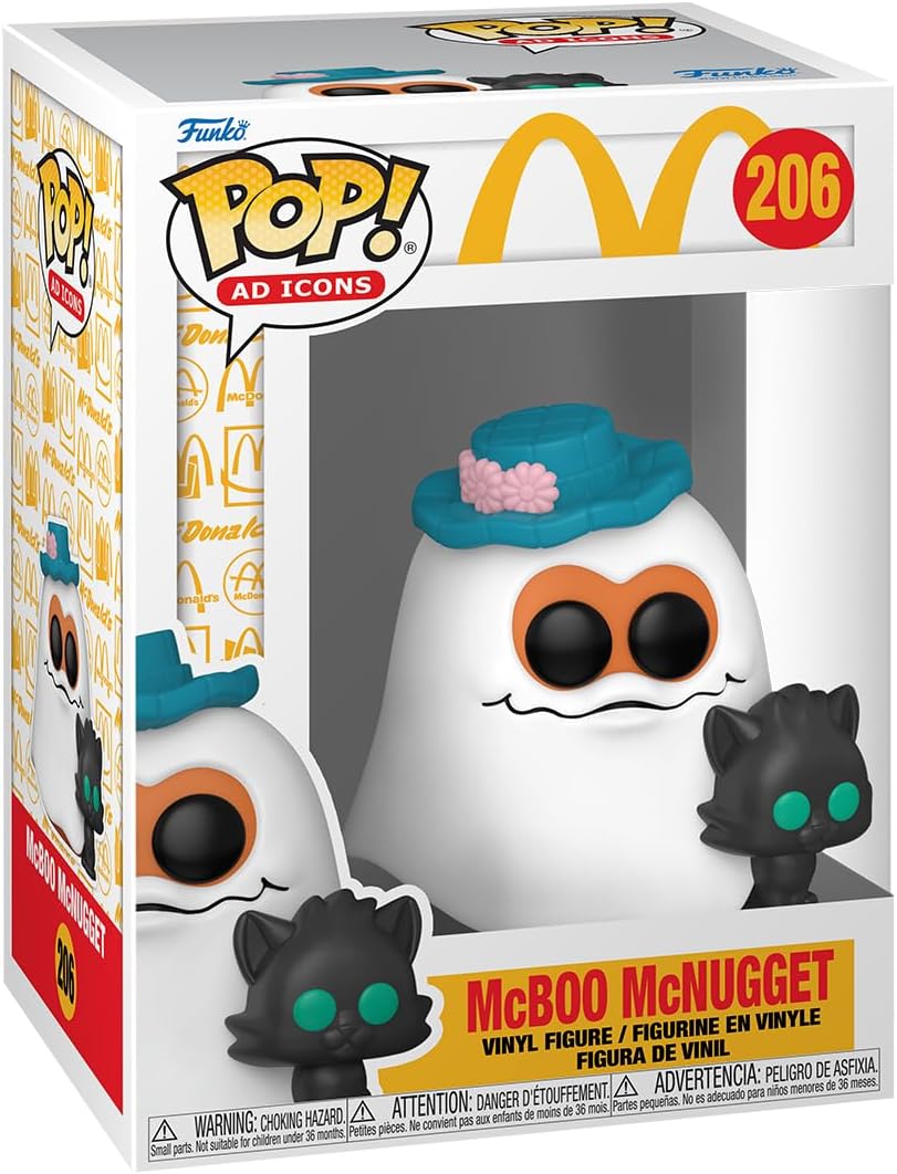 Funko POP! Ad Icons: McDonalds - Nugget - NB - Ghost - McDonald's - Collectable Vinyl Figure - Gift Idea - Official Merchandise - Toys for Kids & Adults - Ad Icons Fans - Model Figure for Collectors