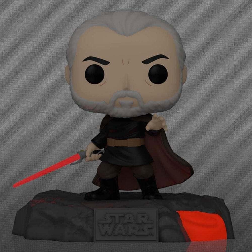 Funko Pop Star Wars: Darth Tyranus Count Dooku #522 - Red Saber Series Vol. 1 - Glow in The Dark