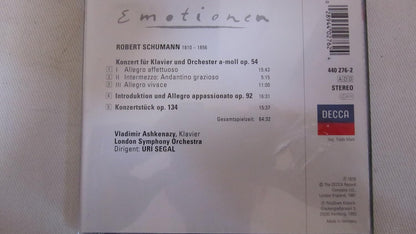 Klavierkonzert op. 54 / Introduktion und Allegro appassionato op. 92 / Konzertstück op. 134