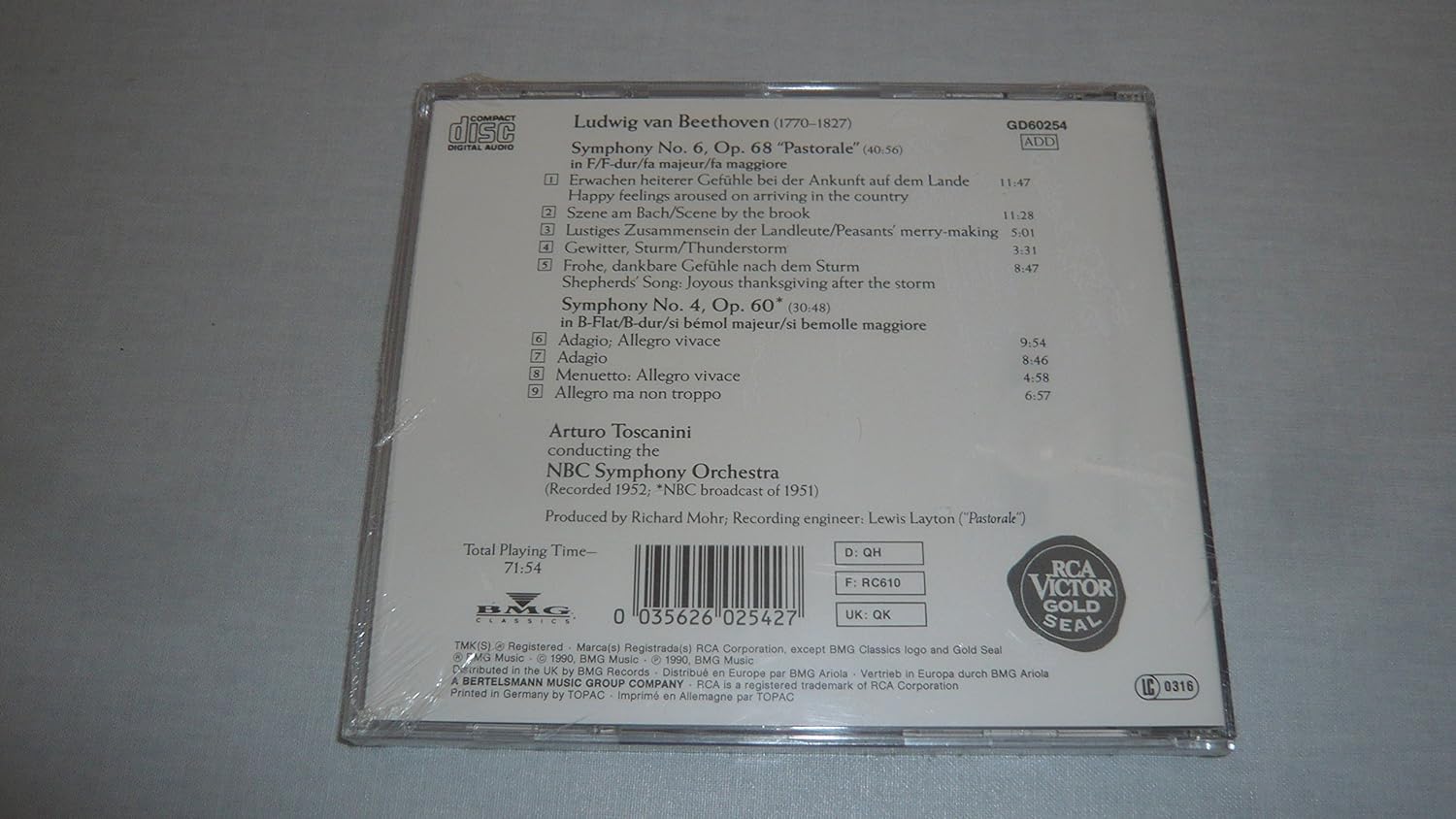 Beethoven: Sinfonien Nr. 4 & 6 "Pastorale"
