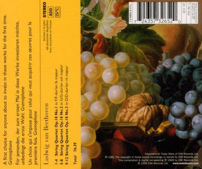 Beethoven: Streichquartett Op. 18 1-3