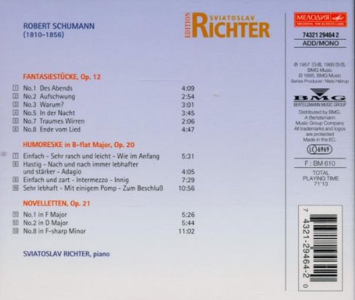 Svjatoslav Richter Edition Vol. 4 (Schumann