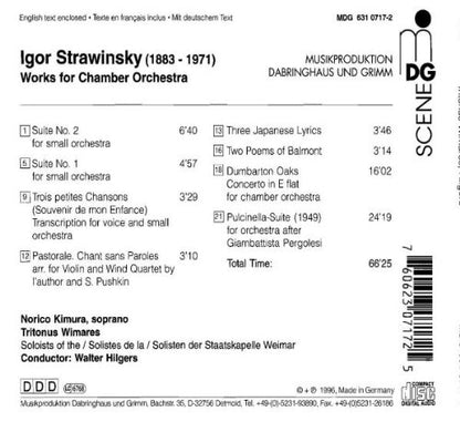 Stravinsky: Suites Nos 1 & 2 for Orchestra