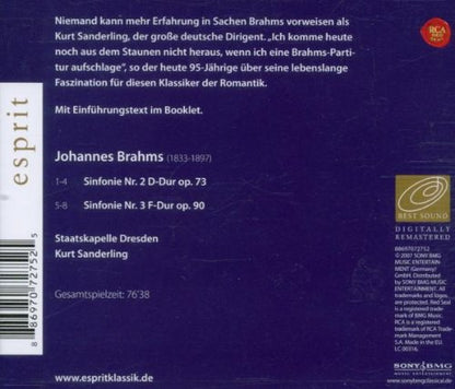 Brahms: Sinfonien Nr. 2 Und Nr. 3