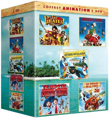 Coffret les pirates ; mission noël ; tempête de boulettes géantes ; les rois de la glisse ; les rebelles de la forêt