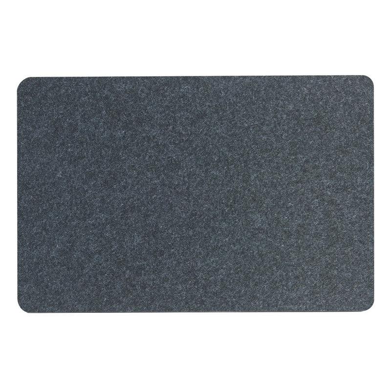 Zeller 2057960 Juego de Mesa de Fieltro Antracita 45 x 30 cm