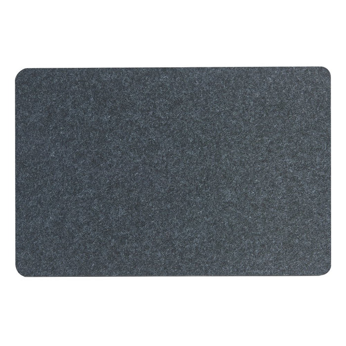 Zeller 2057960 Juego de Mesa de Fieltro Antracita 45 x 30 cm