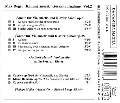 Kammermusik Gesamtaufnahme Vol 2