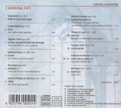 Carmina Fati