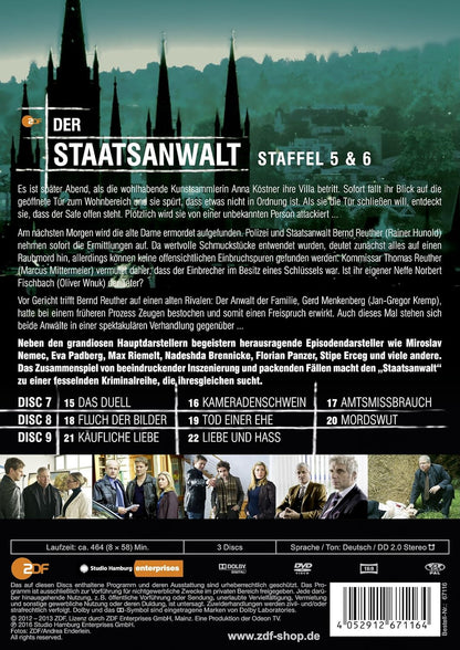 Der Staatsanwalt - Staffel 5 & 6 (3 DVDs)
