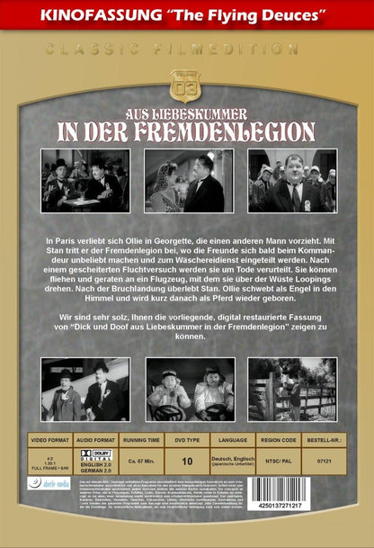 LAUREL & HARDY - Aus Liebeskummer In Der Fremdenlegion