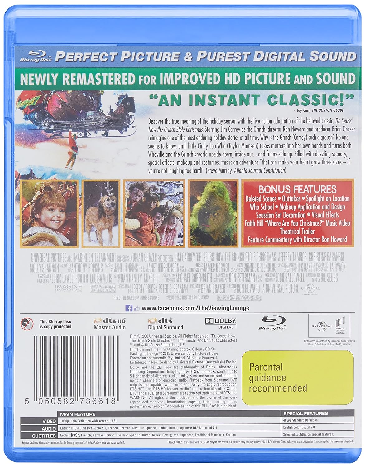 The Grinch (2000) Blu-Ray
