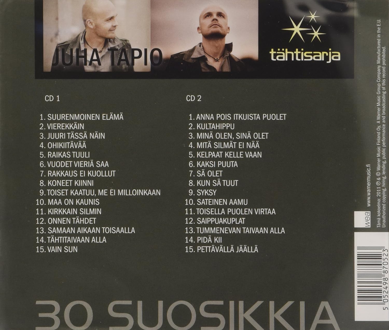 Tahtisarja: 30 Suosikkia